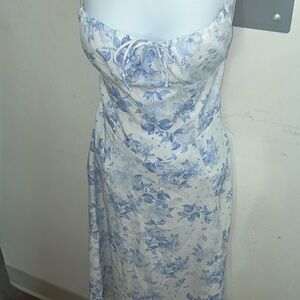 Floral print cocktail dress